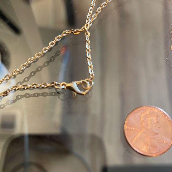 Gold tone tree necklace excellent use condition - Picture 4 of 4